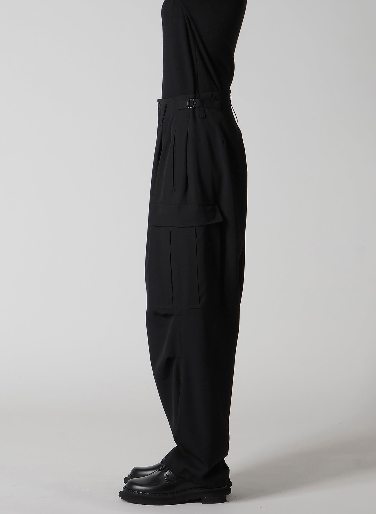 パンツ Yohji Yamamoto Wool Gabardine CargoPants WOOL GABARDINE CARGO PANTS – THE SHOP YOHJI YAMAMOTO