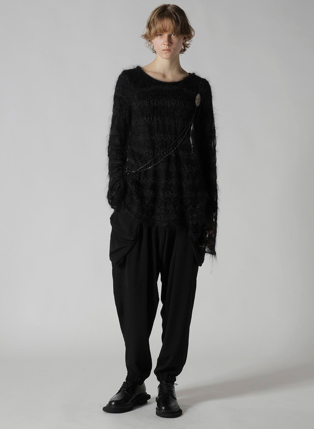 TA/PE CREPE DE CHINE ZIP POCKET PANTS