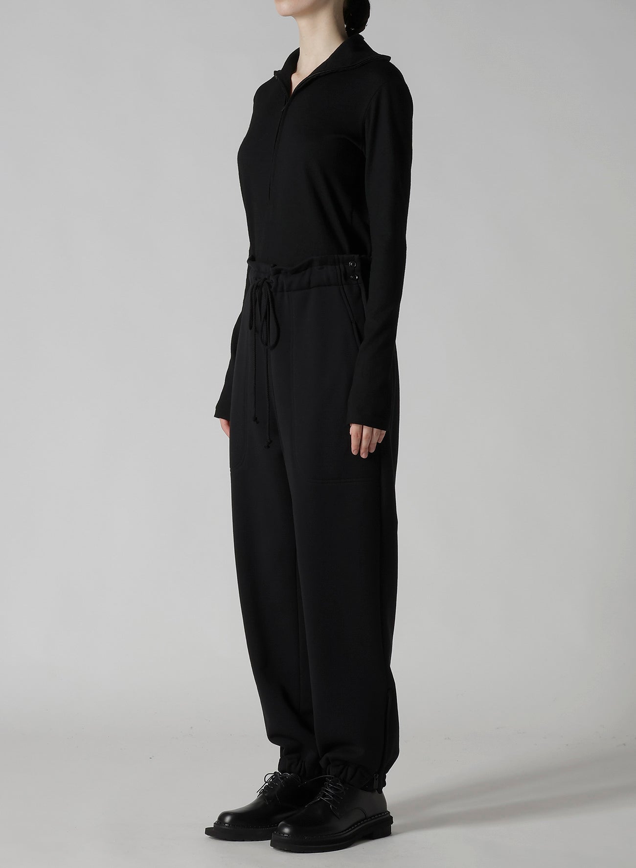 HEAVY FLEECE ELASTIC WAIST/HEM PANTS