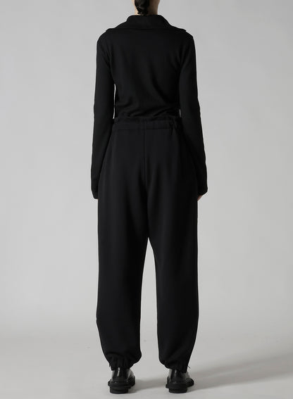 HEAVY FLEECE ELASTIC WAIST/HEM PANTS