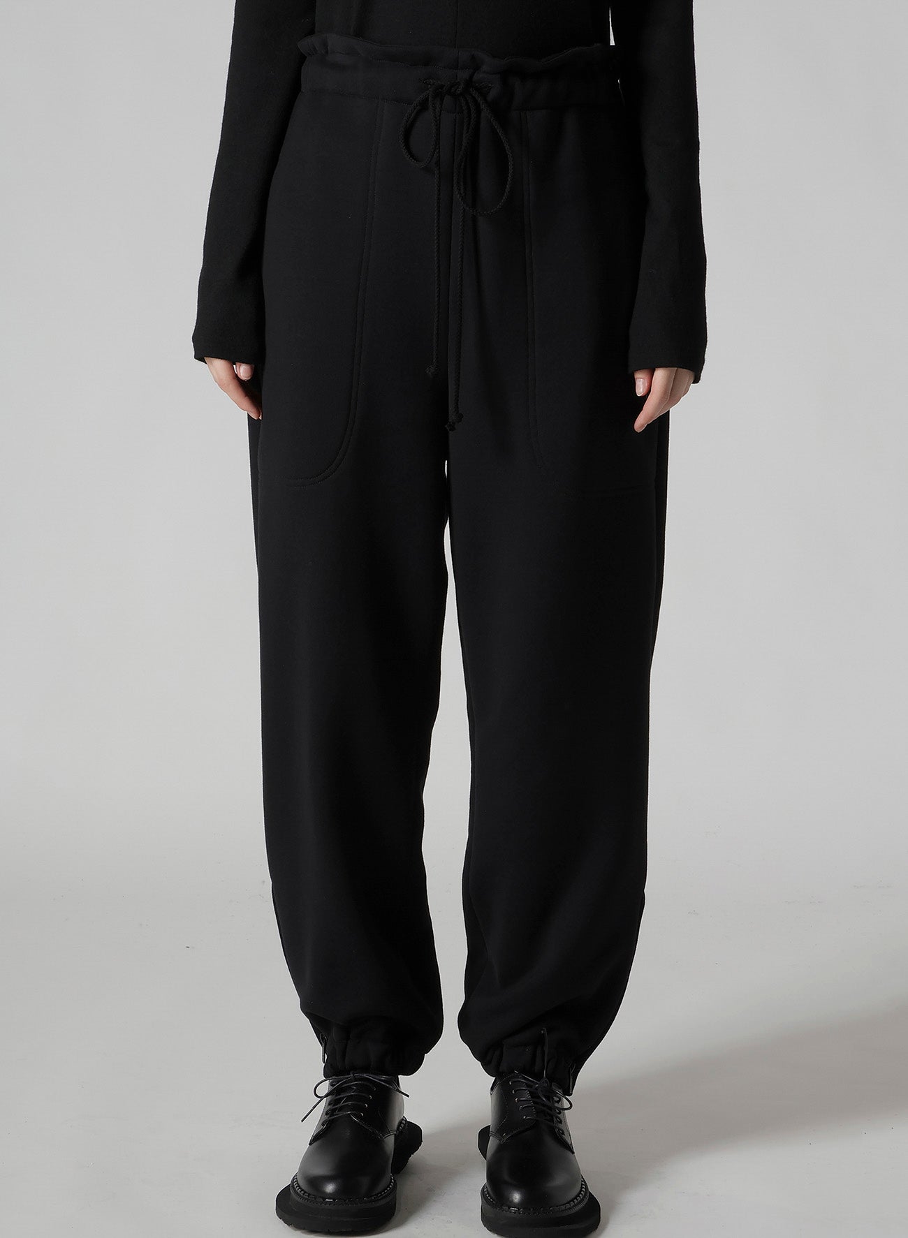 HEAVY FLEECE ELASTIC WAIST/HEM PANTS