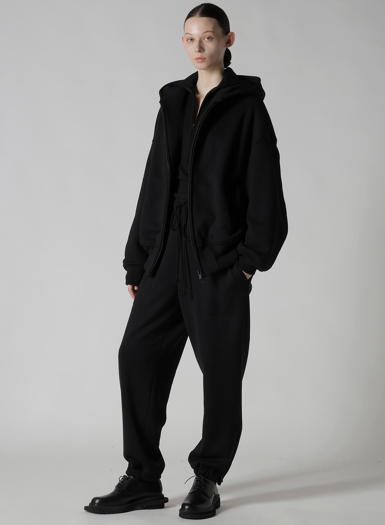 HEAVY FLEECE ELASTIC WAIST/HEM PANTS