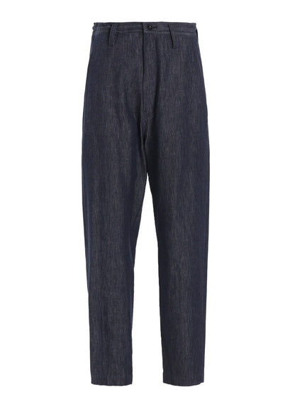 6OZ DENIM GARMENTFINISH TAPERED PANTS