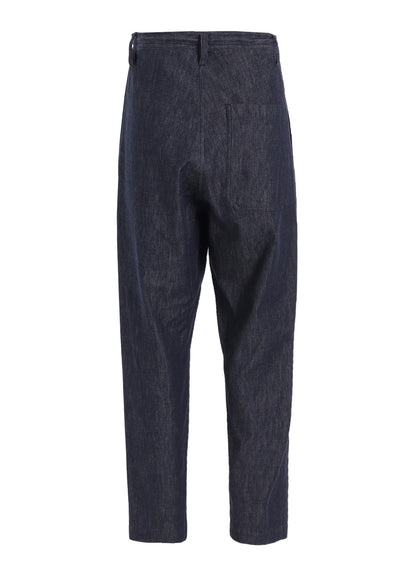 6OZ DENIM GARMENTFINISH TAPERED PANTS