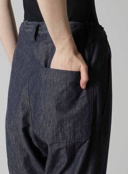 6OZ DENIM GARMENTFINISH TAPERED PANTS