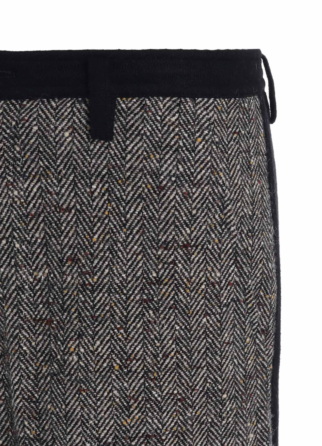 BIG HERRINGBONE TAPERED PANTS – THE SHOP YOHJI YAMAMOTO