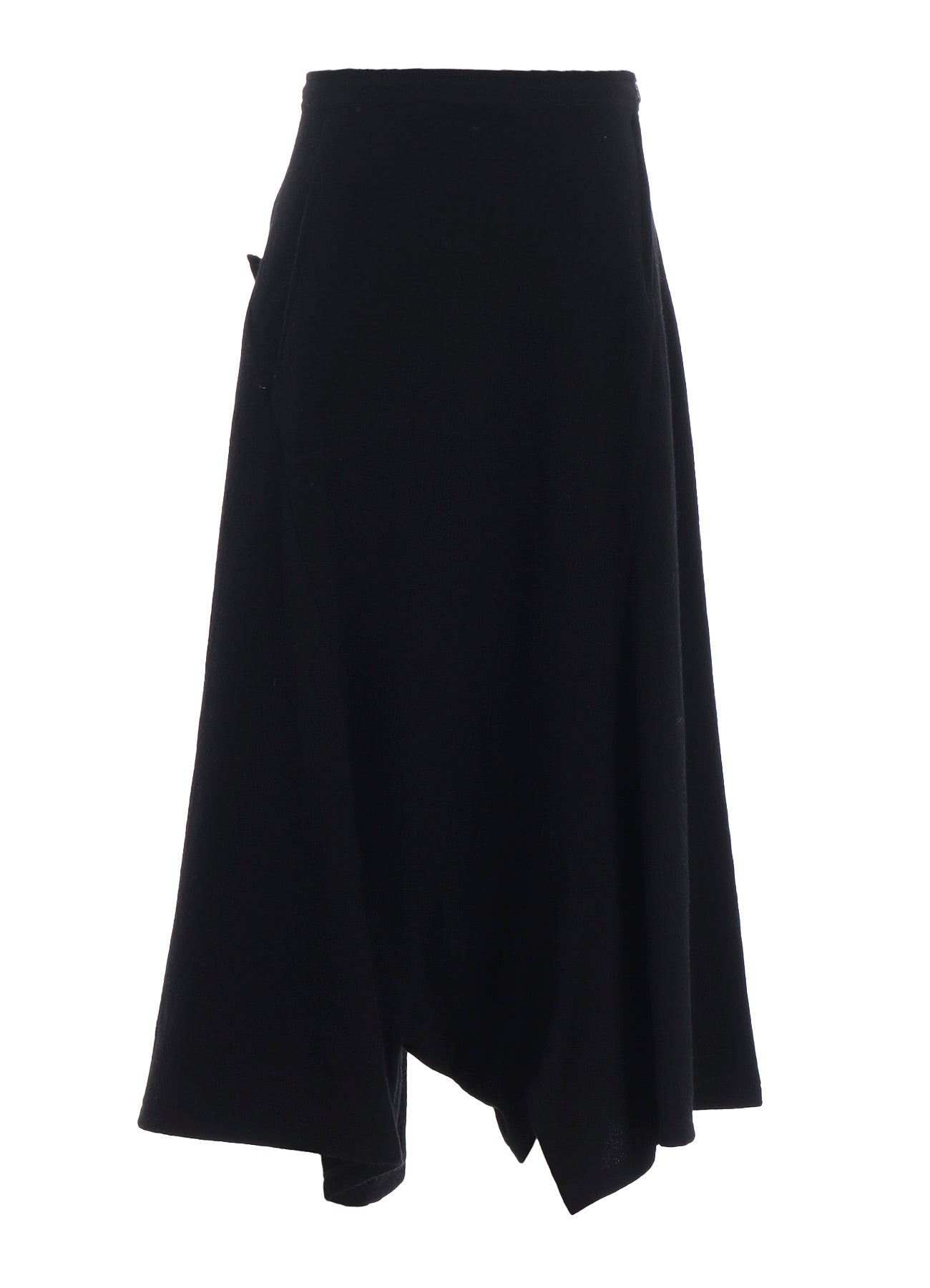 TOP VINTAGE FLANNEL ASYMMETRIC FLARE PANTS