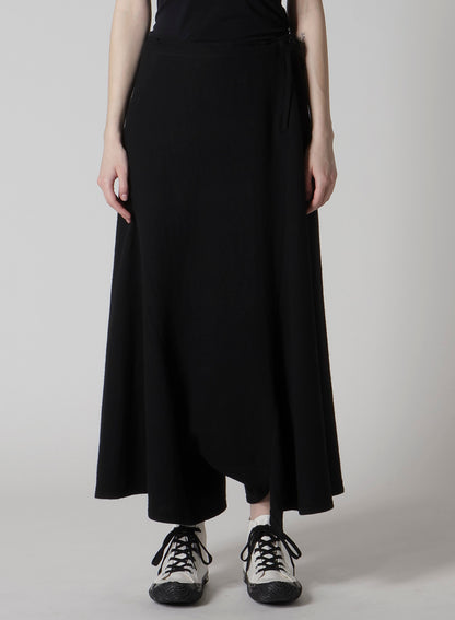TOP VINTAGE FLANNEL ASYMMETRIC FLARE PANTS
