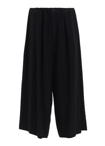 TA/PE CREPE DE CHINE FRONT TUCK WIDE PANTS