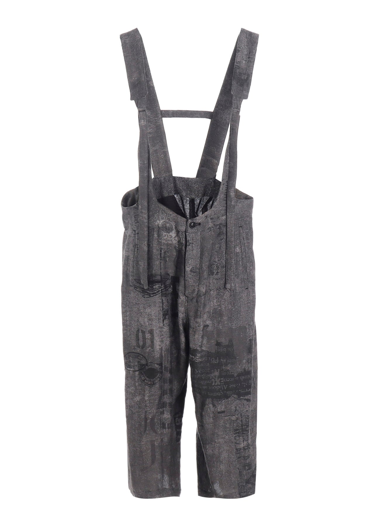 PATCH DESIGN PRINT FISH TAIL DRESS OVERALLS