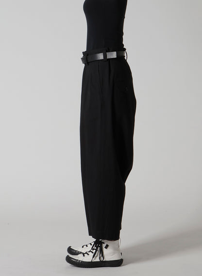 C/RY GABARDINE 2-TUCK SAROUEL PANTS