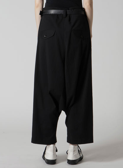C/RY GABARDINE 2-TUCK SAROUEL PANTS