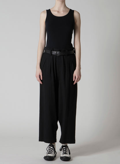 C/RY GABARDINE 2-TUCK SAROUEL PANTS