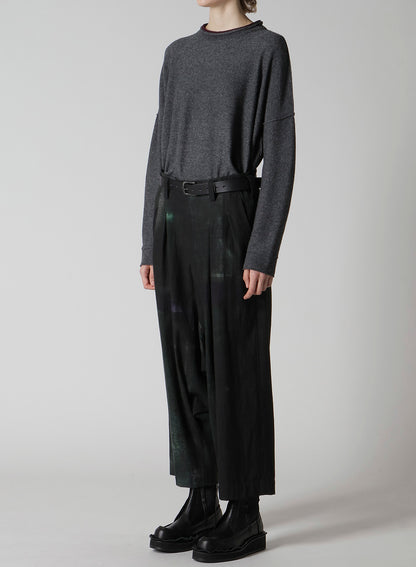 6OZ DENIM 2-TUCK SAROUEL PANTS
