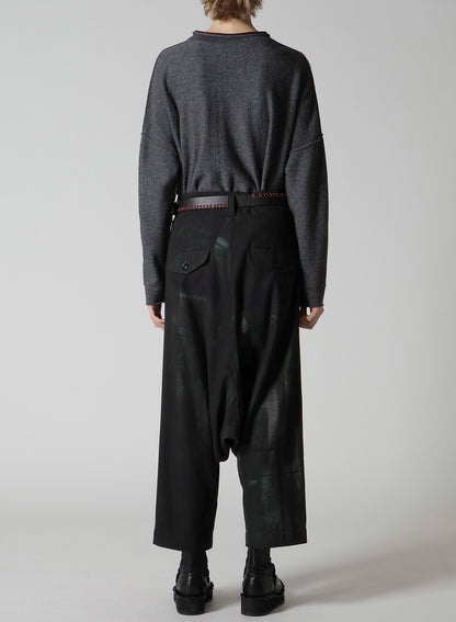6OZ DENIM 2-TUCK SAROUEL PANTS