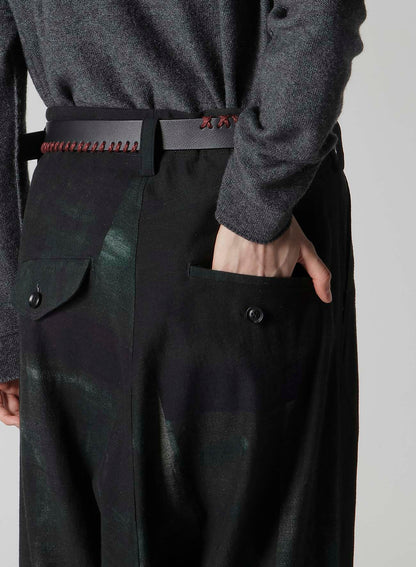 6OZ DENIM 2-TUCK SAROUEL PANTS