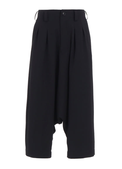WOOL GABARDINE 2TUCK SAROUEL PANTS