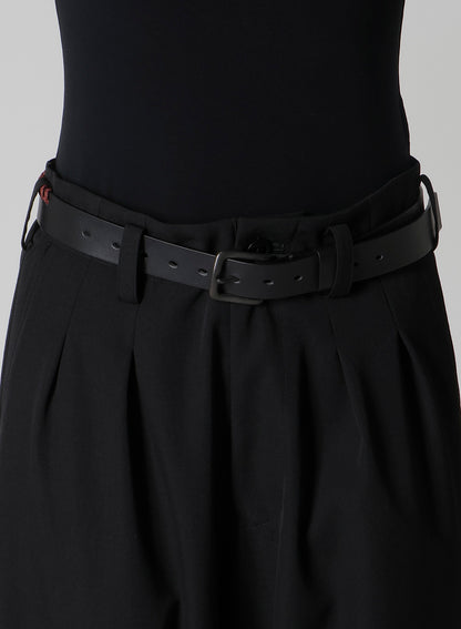 WOOL GABARDINE 2TUCK SAROUEL PANTS