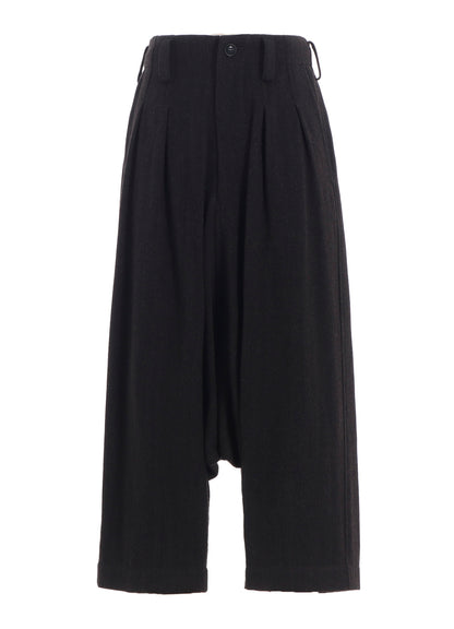 W/NY HERRINGBONE 2-TUCK SAROUEL PANTS