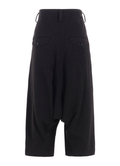W/NY HERRINGBONE 2-TUCK SAROUEL PANTS