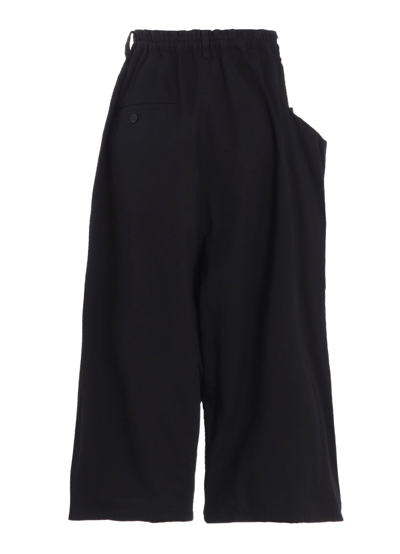 COTTON TWILL GARMENT DYE RIGHT SIDE DRAPE PANTS