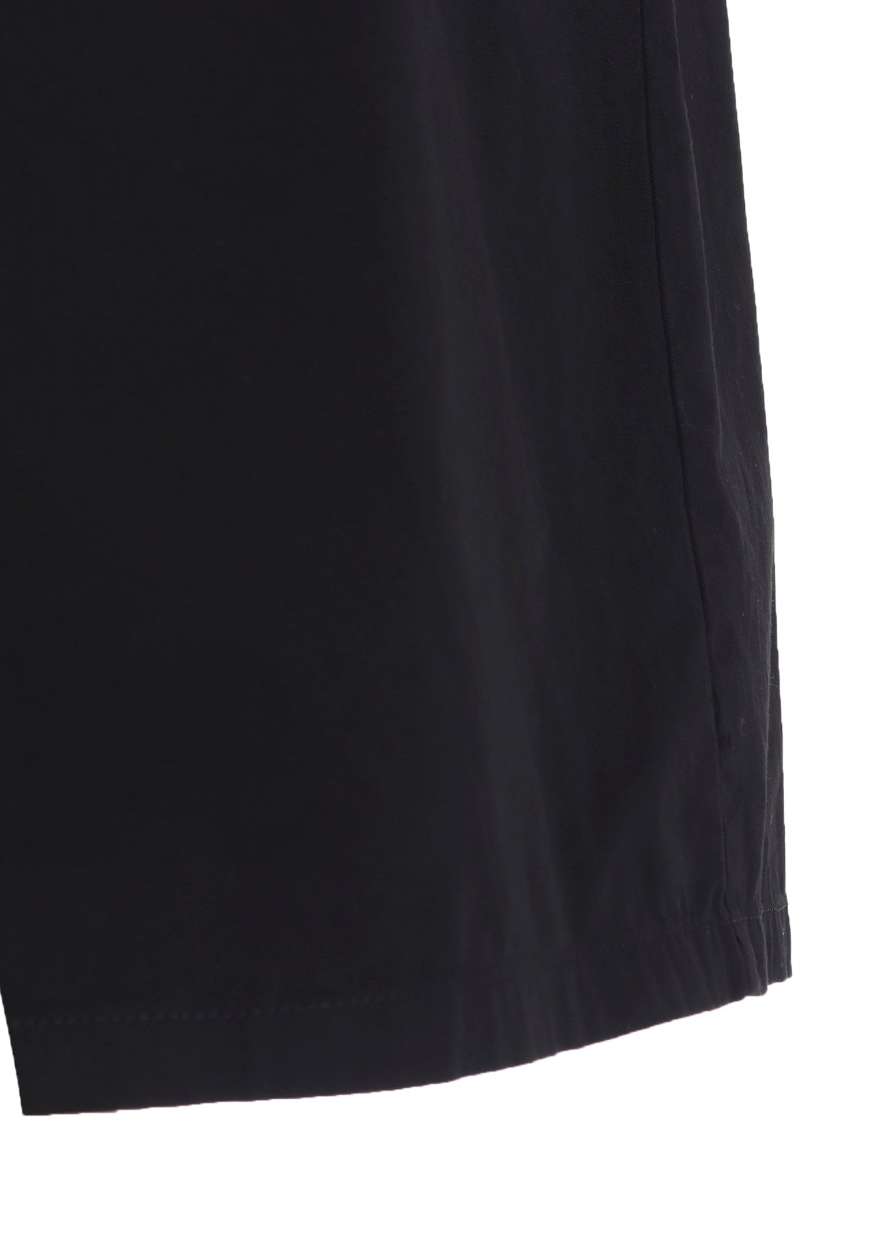 COTTON TWILL GARMENT DYE RIGHT SIDE DRAPE PANTS
