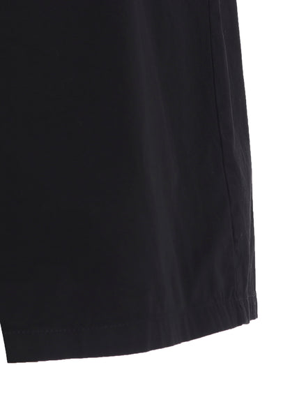COTTON TWILL GARMENT DYE RIGHT SIDE DRAPE PANTS