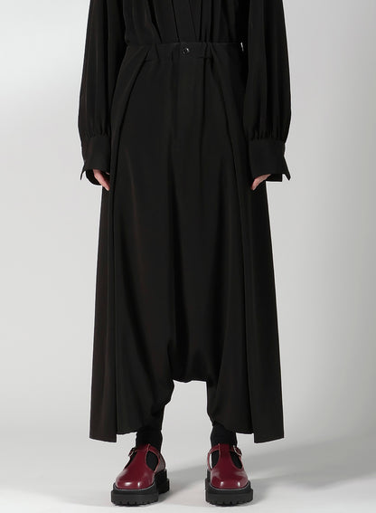 TA/PE SUPER VIYON TUSSER SAROUEL TUCKED PANTS