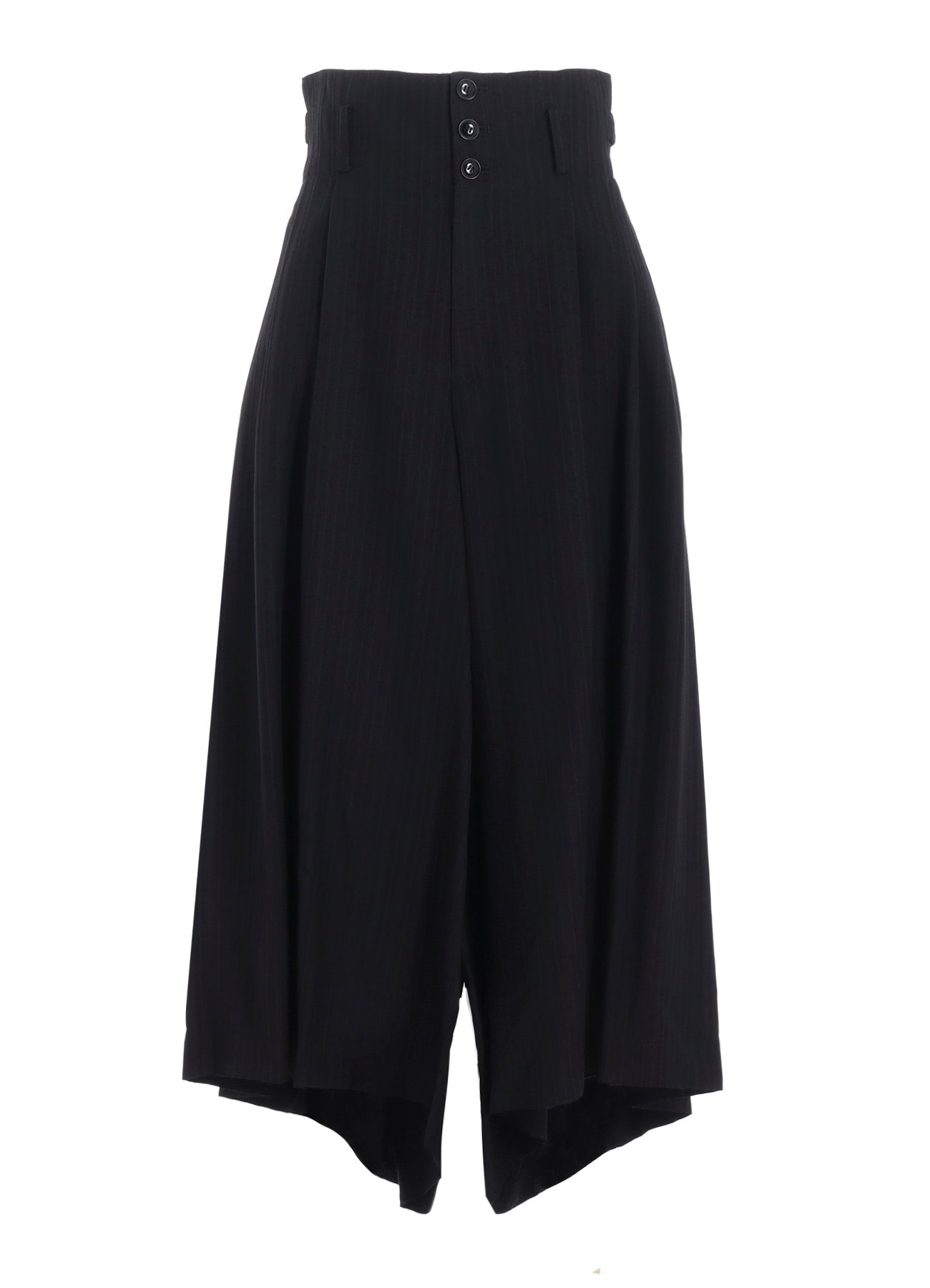 VISCOSE TWEED STRIPE WIDE PANTS