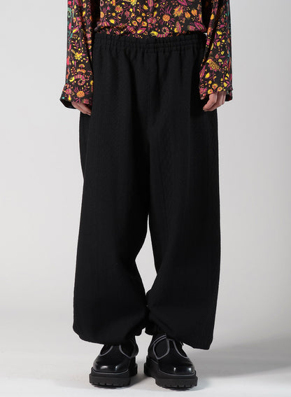 CABLE JQ KNIT ELASTIC WAIST PANTS