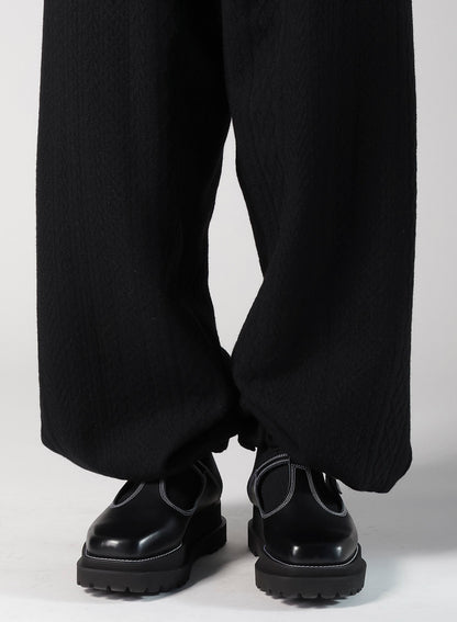 CABLE JQ KNIT ELASTIC WAIST PANTS