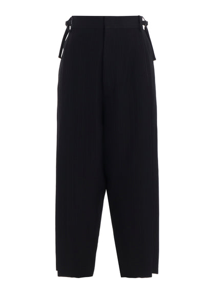 VISCOSE TWEED STRIPE SAROUEL PANTS