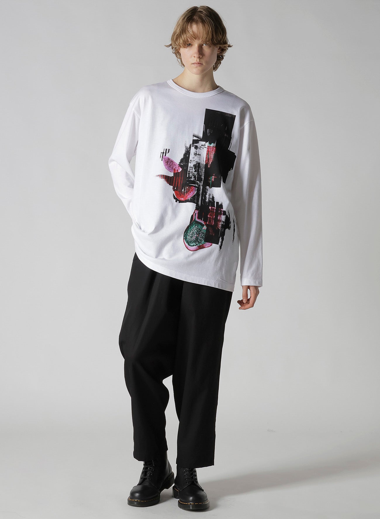 Y'S STITCH PANTS WITH WAIST STRING