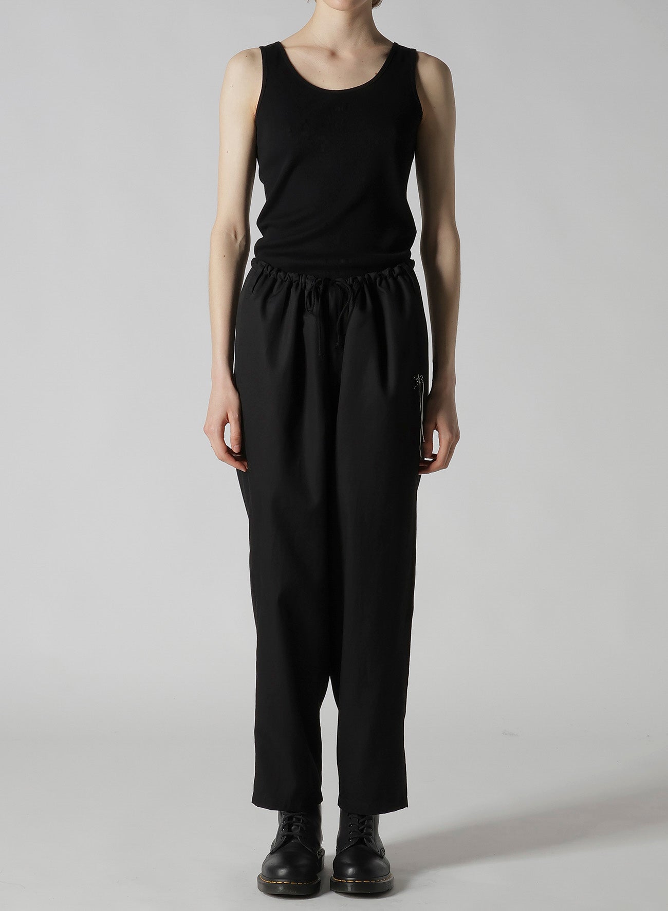 Y'S STITCH PANTS WITH WAIST STRING