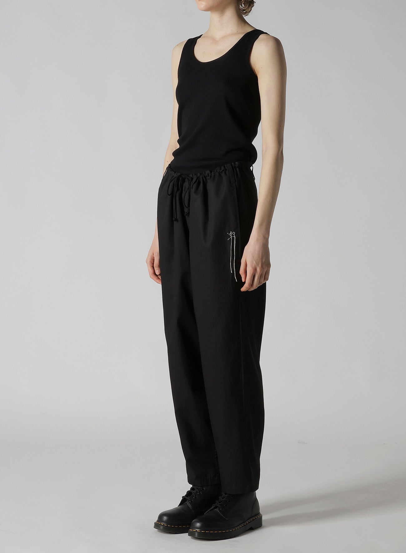 Y'S STITCH PANTS WITH WAIST STRING