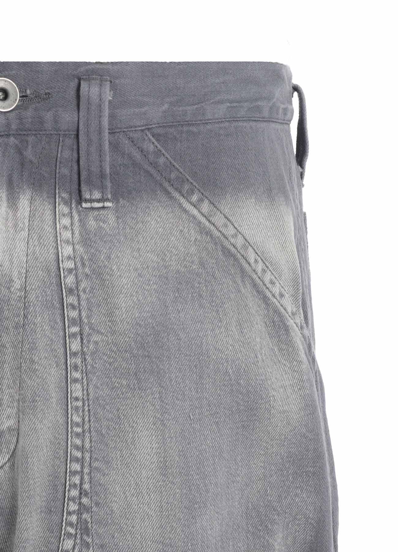 SPOTTED DENIM WORK PANTS