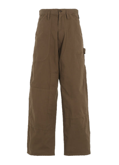 COTTON TWILL GARMENT DYE WORK PANTS