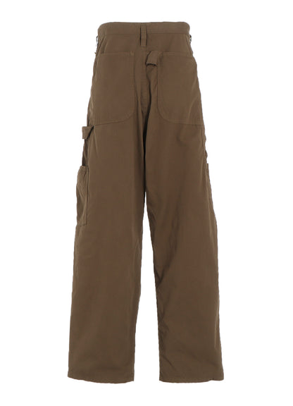 COTTON TWILL GARMENT DYE WORK PANTS
