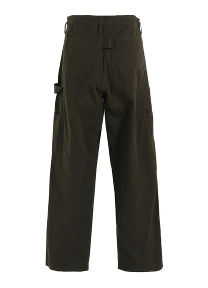 COTTON TWILL GARMENT DYE WORK PANTS