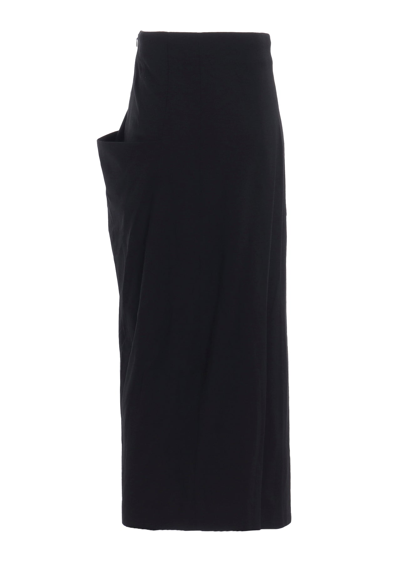 WOOL BREND TWILL DRAPE SKIRT