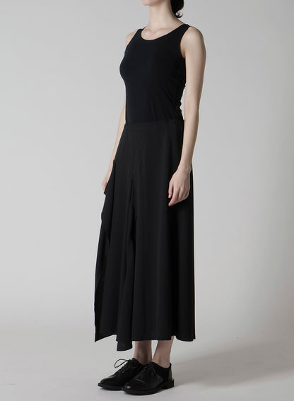 WOOL SERGE TRIANGLE GUSSET SKIRT