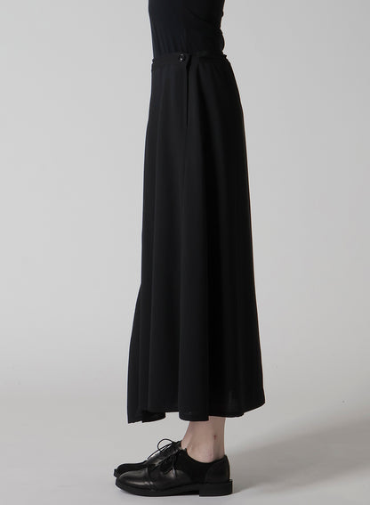 WOOL SERGE TRIANGLE GUSSET SKIRT