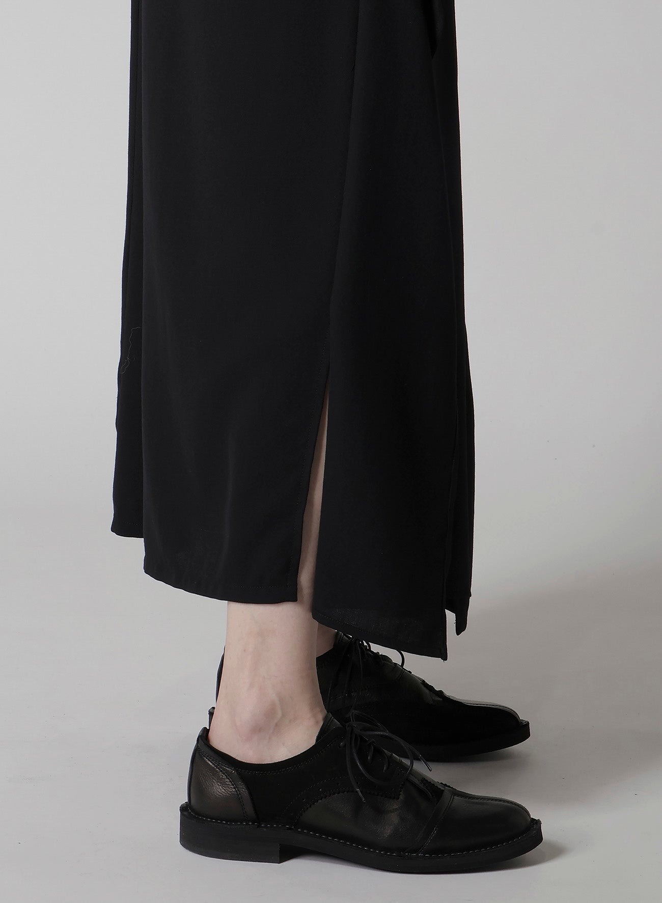 WOOL SERGE TRIANGLE GUSSET SKIRT