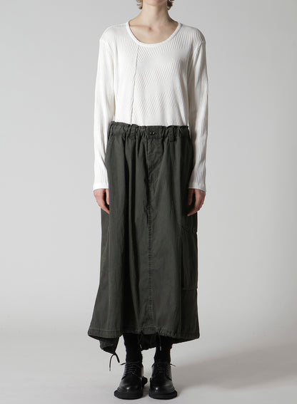 C/N PIGMENT COATED FISH TAIL SKIRT