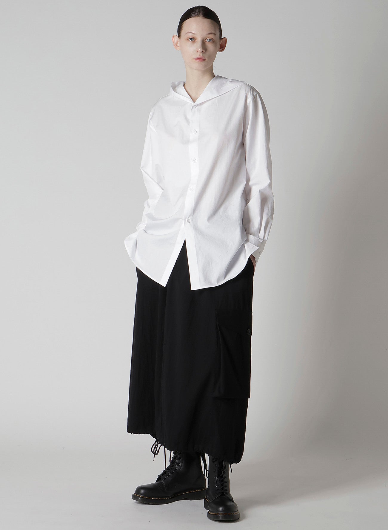 C/RY GABARDINE FISH TAIL SKIRT