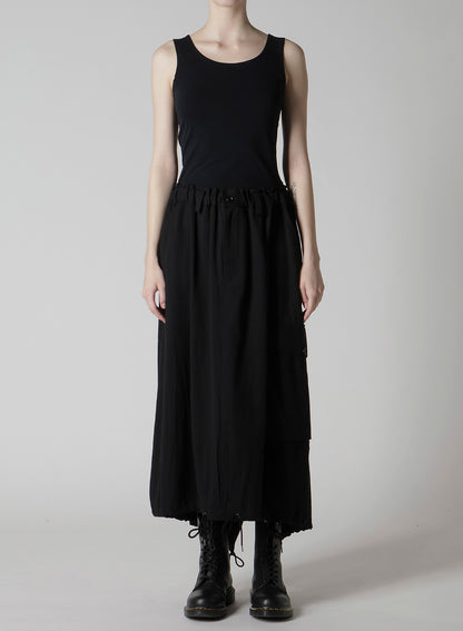 C/RY GABARDINE FISH TAIL SKIRT