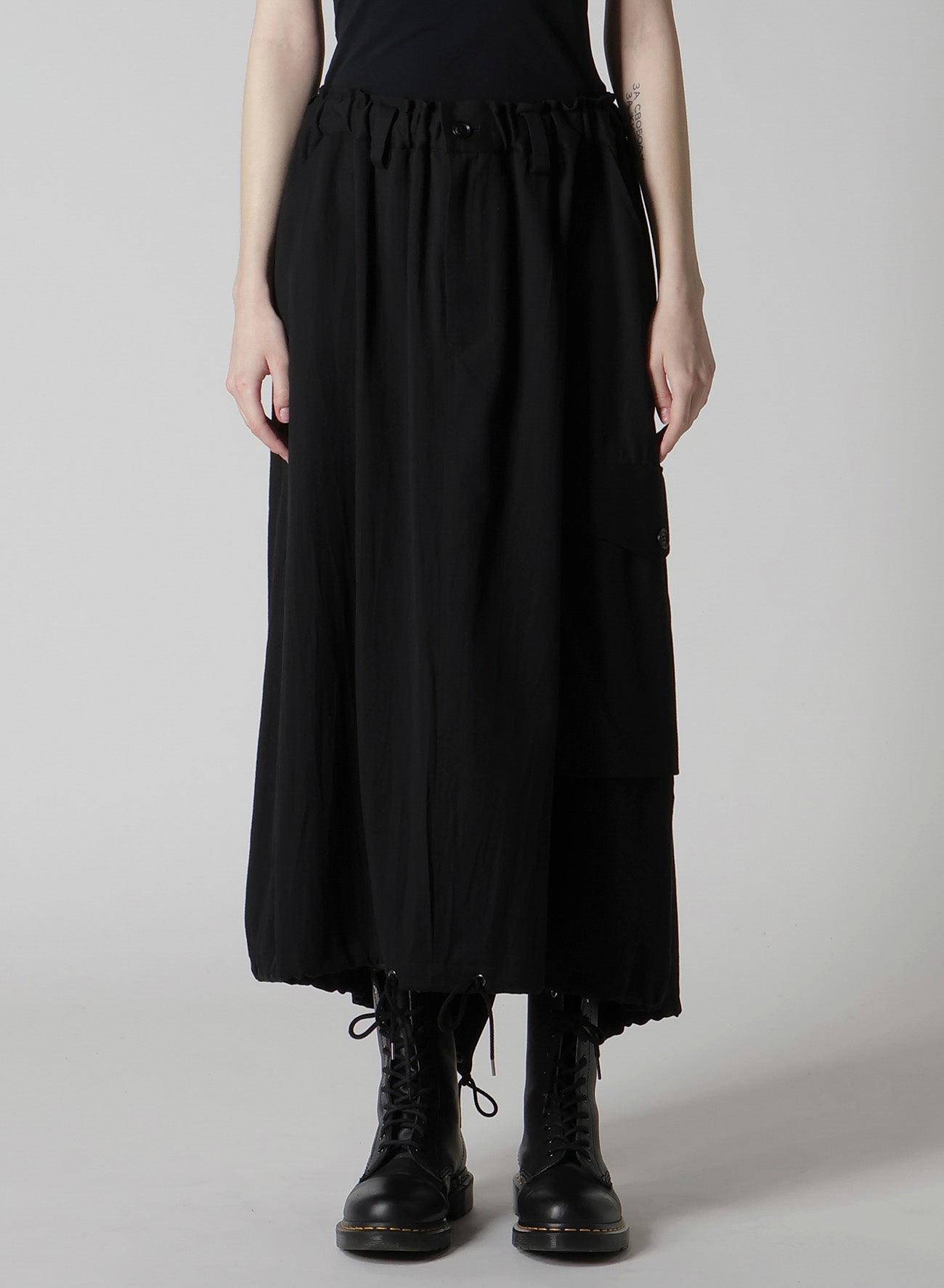 C/RY GABARDINE FISH TAIL SKIRT