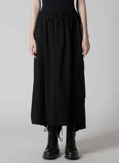 C/RY GABARDINE FISH TAIL SKIRT