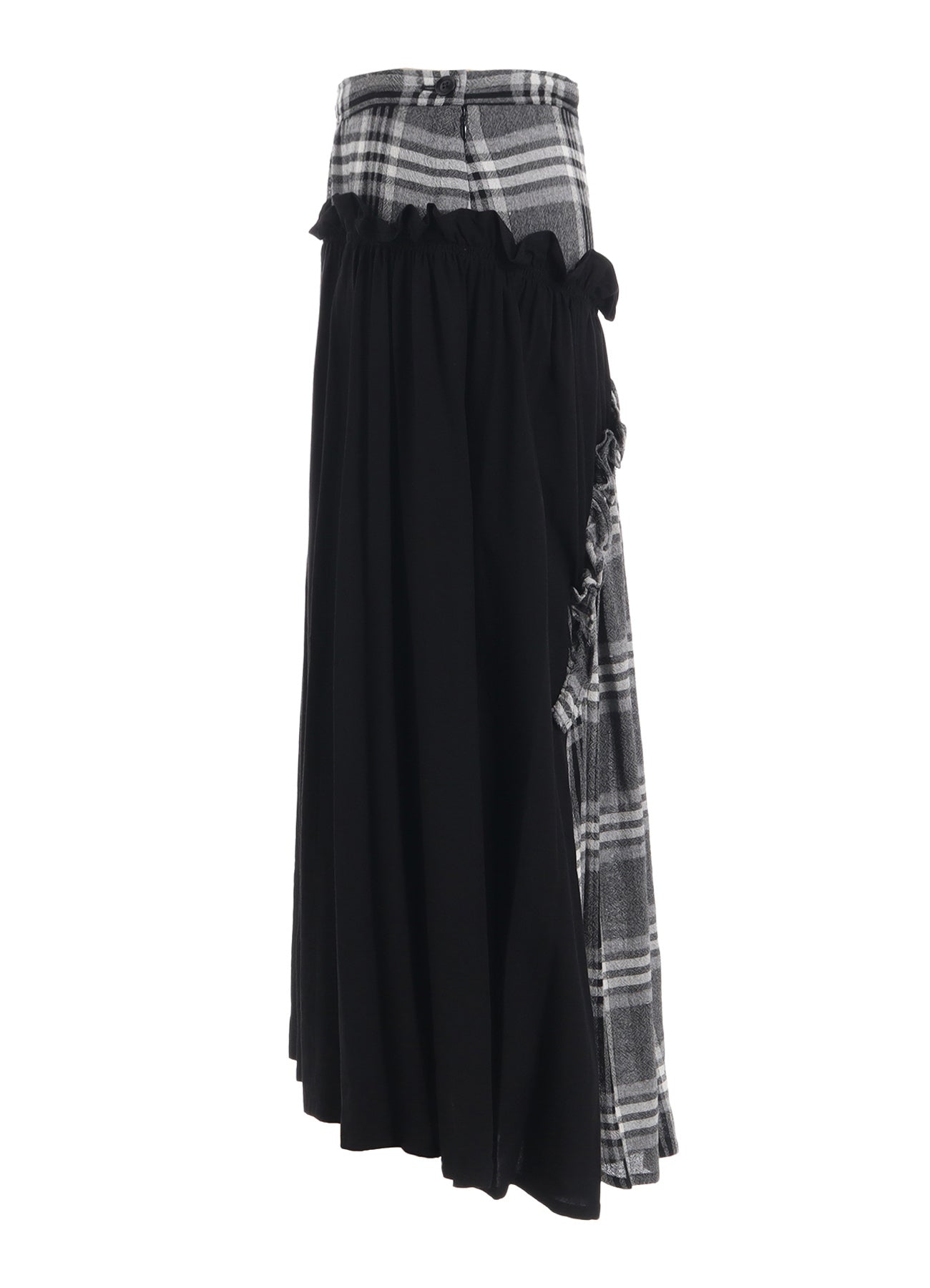 スカート Yohji Yamamoto Gather Frill Skirt GAUZE PLAID FRILL GATHER SKIRT – THE SHOP YOHJI YAMAMOTO