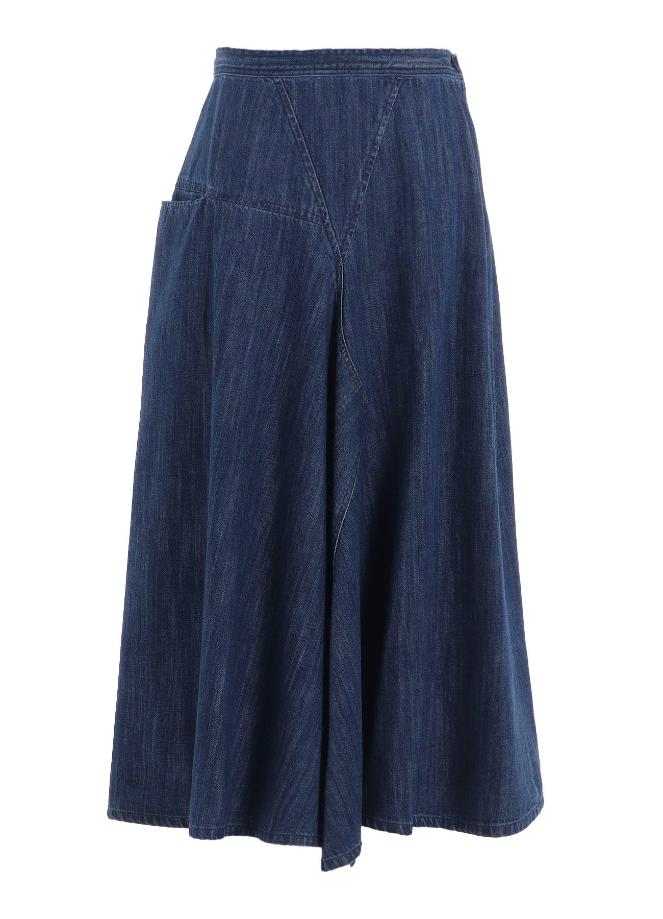 8OZ DENIM FRONT TRIANGLE GUSSET SKIRT